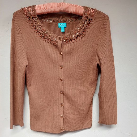 Classiques Entier Sweaters - CE by Classiques Entier Silk Blend Cardigan Small